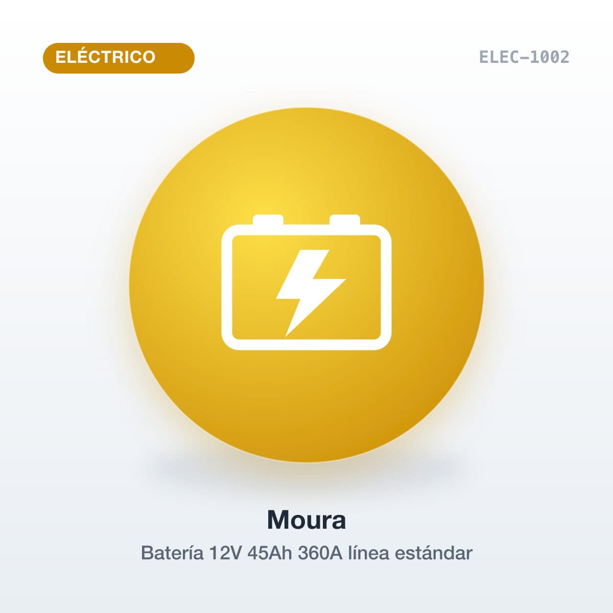 Batería 12V 45Ah 360A línea estándar