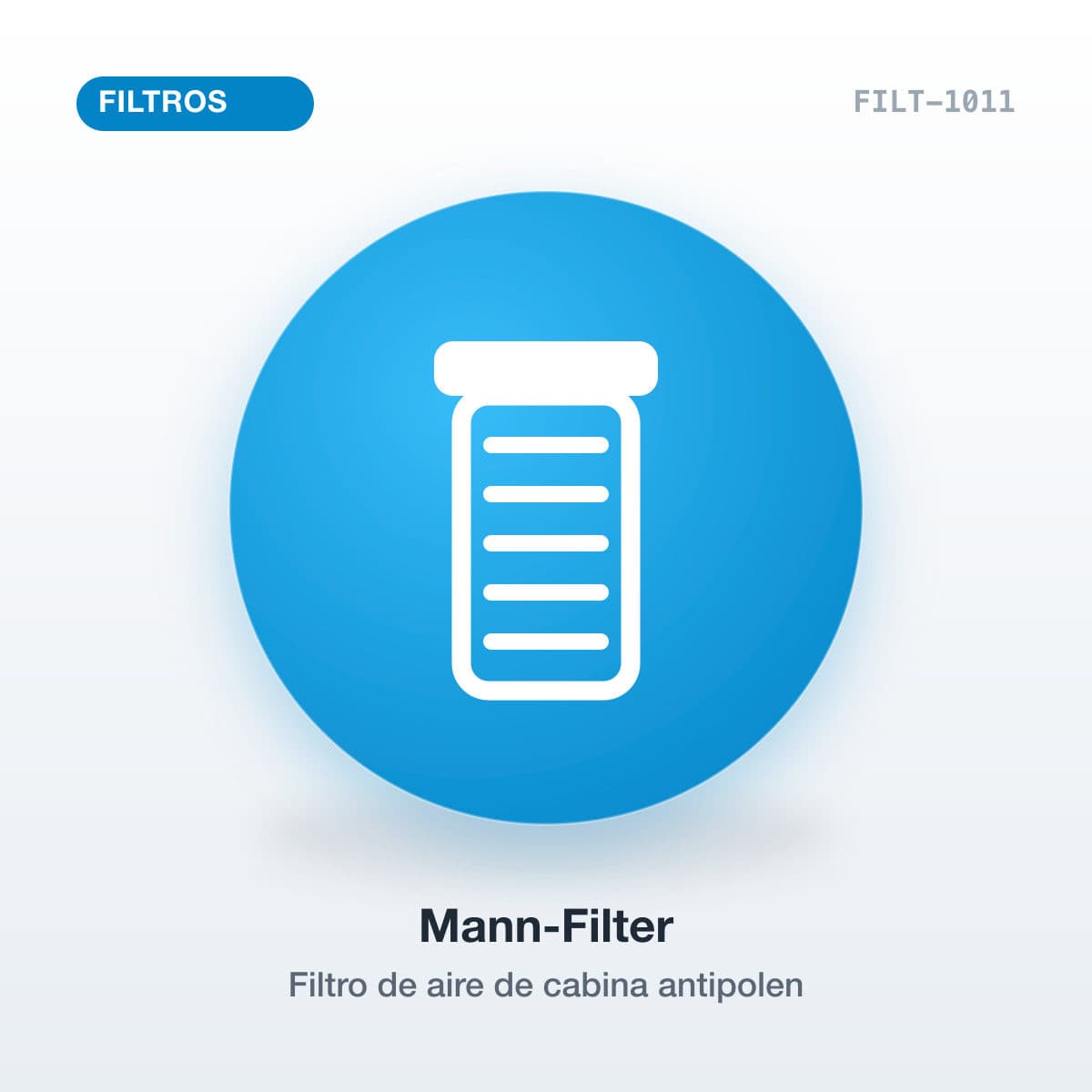 Filtro de aire de cabina antipolen