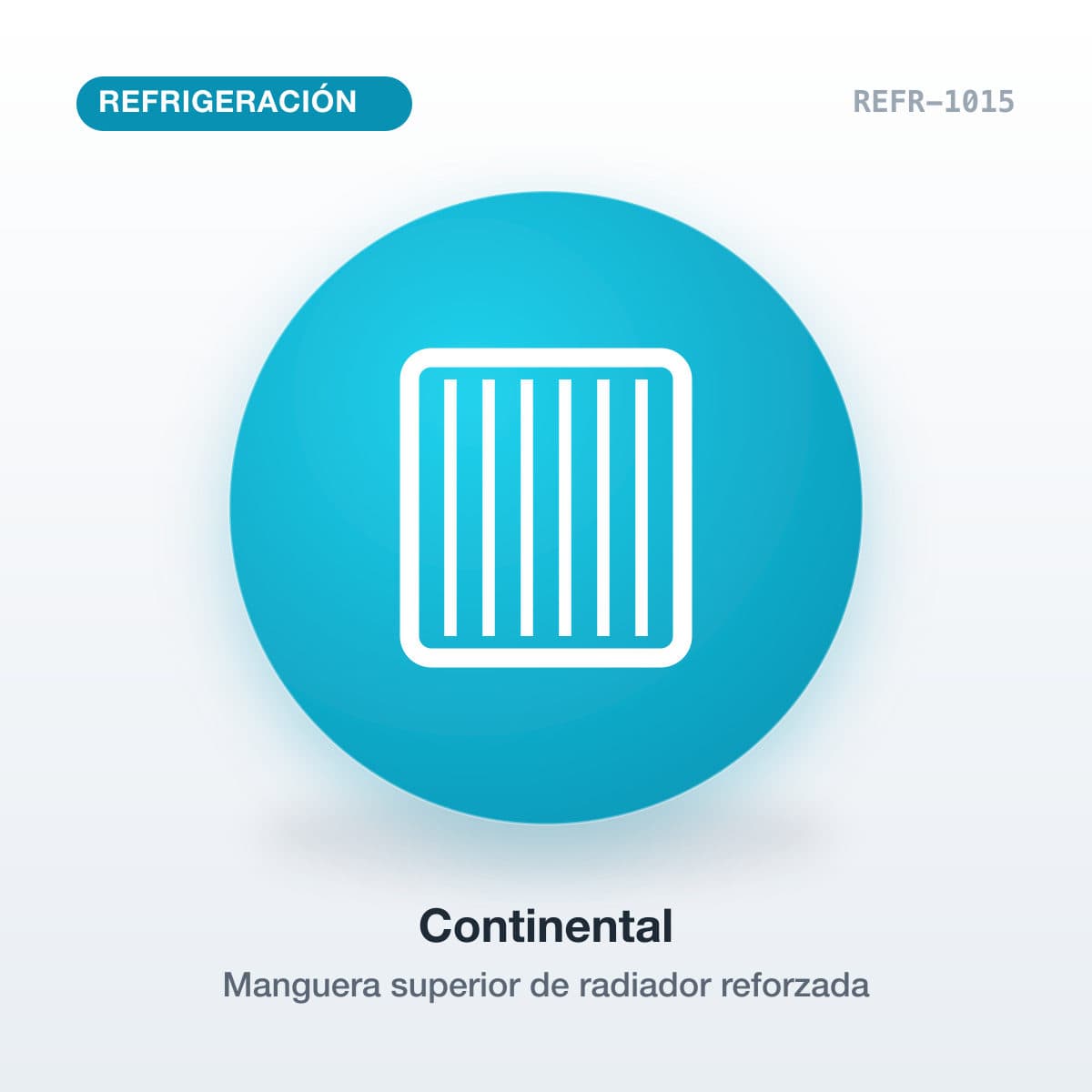 Manguera superior de radiador reforzada