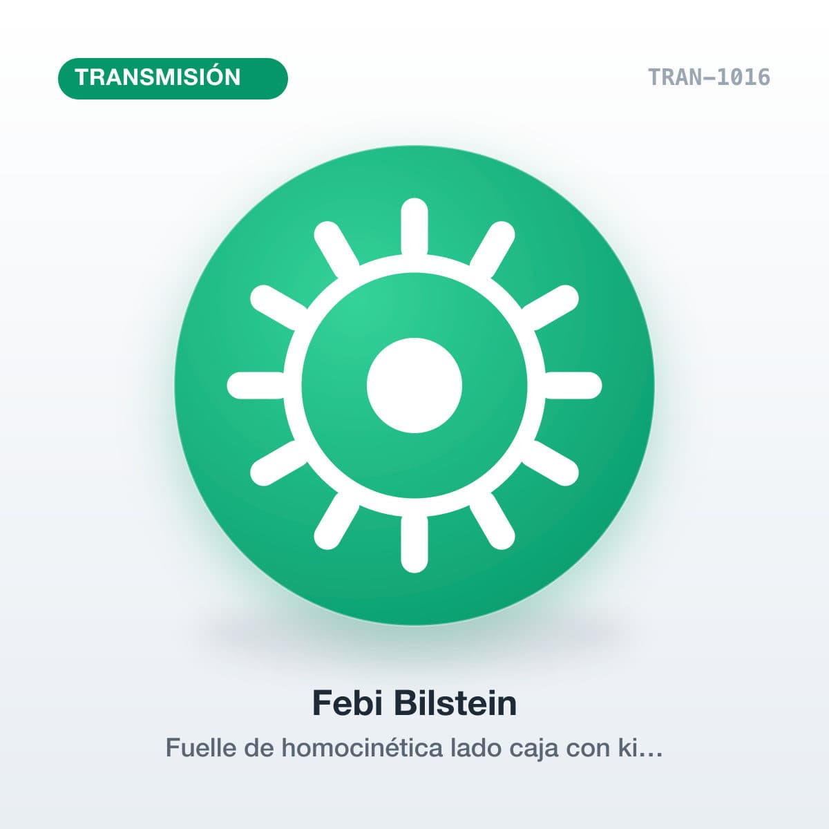 Fuelle de homocinética lado caja con kit de montaje