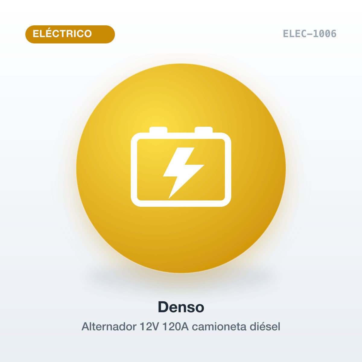 Alternador 12V 120A camioneta diésel