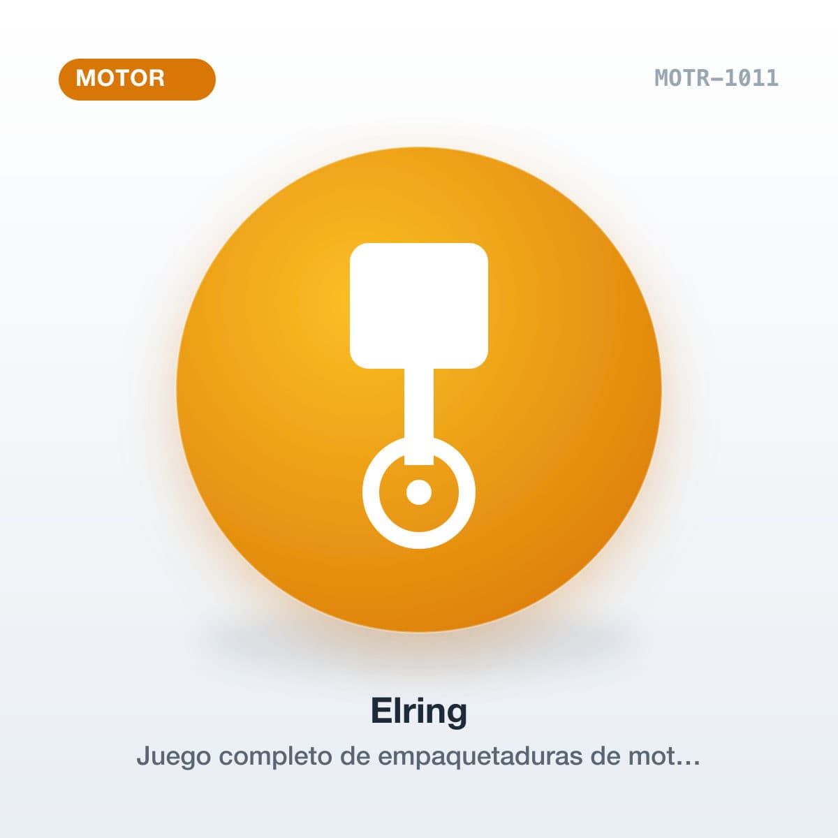 Juego completo de empaquetaduras de motor